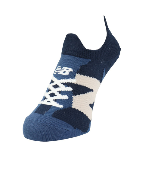ニューバランス（new balance）靴下 スニーカー柄 シフテッドソックス 紺 M-LLサイズ(23-29cm) LAS35702NNY ソックス 大人用…