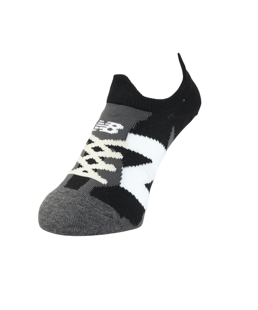 ニューバランス（new balance）靴下 スニーカー柄 シフテッドソックス 黒 M-LLサイズ(23-29cm) LAS35702BK ソックス 大人用 …
