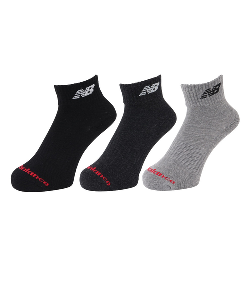 ニューバランス（new balance）ジュニア ショートレングス 3足組 ソックス LAS55651AS1