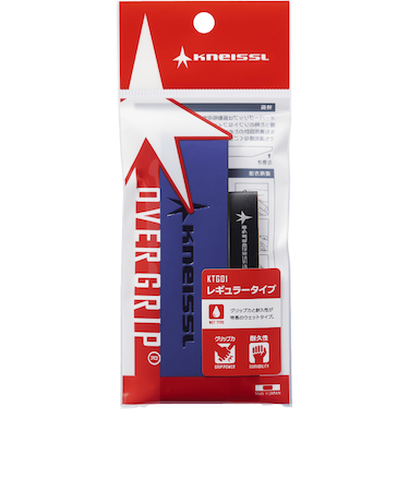 クナイスル（KNEISSL）テニスグリップテープ 1本入り オーバーグリップ レギュラータイプ KTG01PL