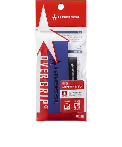 クナイスル（KNEISSL）テニスグリップテープ 1本入り オーバーグリップ レギュラータイプ KTG01PL