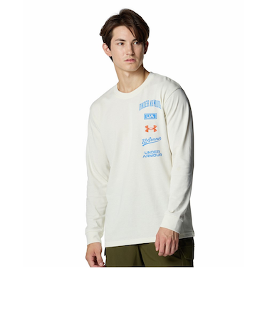 アンダーアーマー（UNDER ARMOUR）ヘビーウエイト グラフィック ロングスリーブ Tシャツ 6010348 114