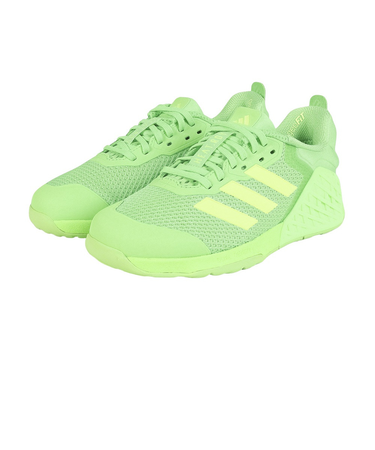アディダス（adidas）ジムシューズ トレーニングシューズ ドロップセット 3 グリーン JR1676 ランニングシューズ スニーカー