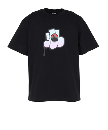 エクストララージ（XLARGE）THROW UP 半袖Tシャツ 101251011026-BLACK