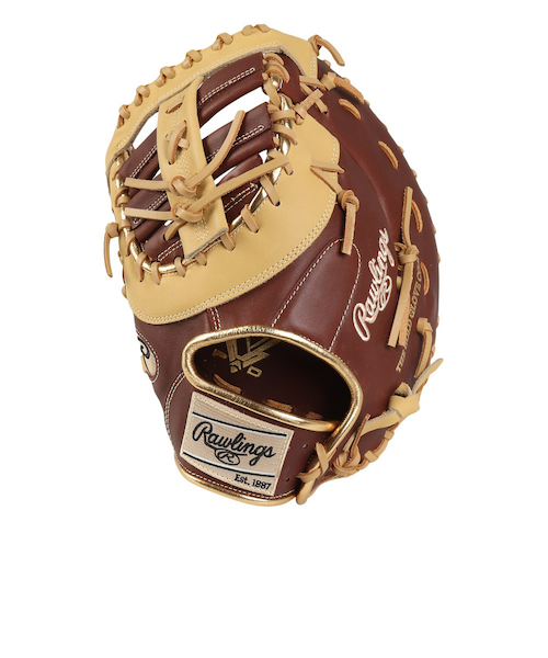 未使用 本革 Rawlings ローリングス グラブ 叩き台 野球 グローブ用 Rawlings ローリングス グローブ 大人 一般 軟式 HOH METALLIC