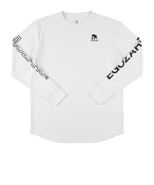エゴザル（EGOZARU）バスケットボールウェア ワンサイドラインスリーブロゴ ロングスリーブTシャツ EZFW25ULS001C002