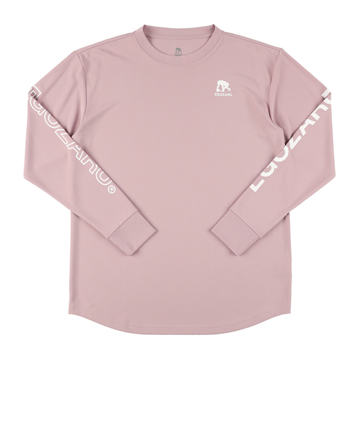 エゴザル(EGOZARU)バスケットボールウェア ワンサイドラインスリーブロゴ ロングスリーブTシャツ EZFW25ULS001C220