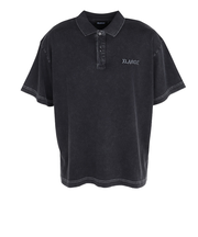 エクストララージ（XLARGE）CHEMICAL WASH SLANTED OG ポロシャツ 101252013001-BLACK
