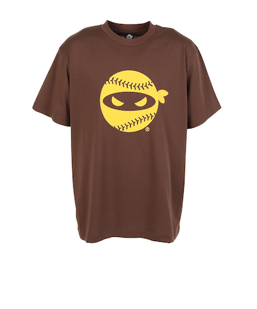 PITCHING NINJA（PITCHING NINJA ）野球ウェア ロゴTシャツ OT0125SS0011-BRN