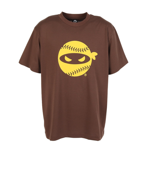 PITCHING NINJA（PITCHING NINJA ）野球ウェア ロゴTシャツ OT0125SS0011-BRN