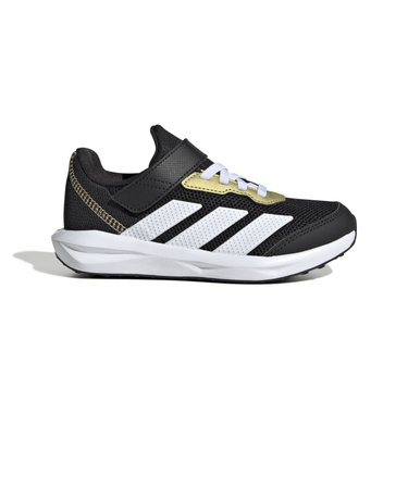 アディダス（adidas）ジュニア スポーツシューズ ベルクロ ベルト付き スニーカー アディダス ファイト キッズ ブラック JQ2555