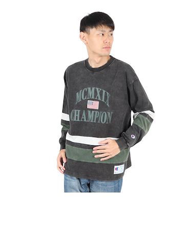 チャンピオン-ヘリテイジ（CHAMPION-HERITAGE）AS 16s リラックス グラフィック 長袖Tシャツ C3-C411 090