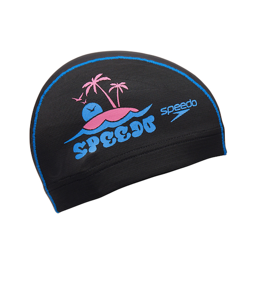 スピード（SPEEDO）水泳 サンセットメッシュキャップ SE12555 BL