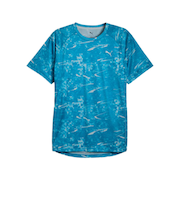 プーマ(PUMA)ランニング ヴェロシティ AOP 半袖 Tシャツ 528256 18 LBLU
