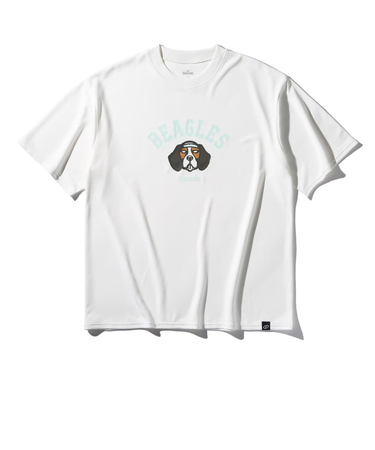 スポルディング（SPALDING）バスケットボールウェア Tシャツ ビーグルズ アーチロゴ SMT25127WH