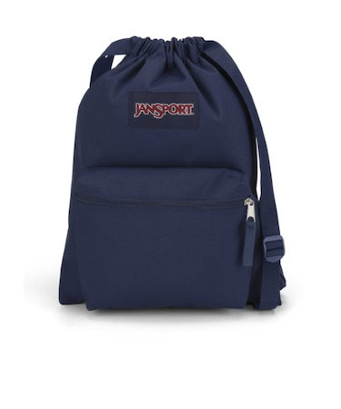 ジャンスポーツ（JANSPORT）ディパック ドローサック 紺 14L JS0A83LQ-003 ナップザック サブバッグ ジムバッグ リュック