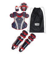 ゼット(ZETT)野球 軟式 キャッチャー 防具 4点セット BL3350-2964