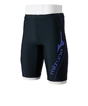 ミズノ（MIZUNO）水着 水泳 アクアフィットネス用ハーフスパッツ 立体カップ付 N2JBC11197