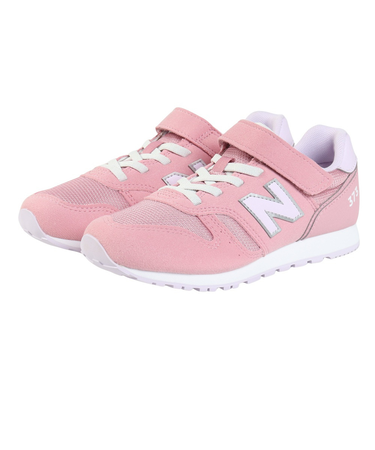 ニューバランス（new balance）ジュニア スニーカー スポーツシューズ 373 ピンク パープル YV373PL2 M カジュアルシューズ
