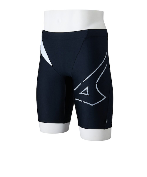 ミズノ（MIZUNO）水着 メンズ 水泳 PS ブラック×グレー S-LLサイズ