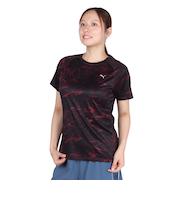 プーマ(PUMA)ウィメンズ ランニング ヴェロシティ AOP 半袖Tシャツ 528230 96 ENJ
