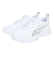プーマ（PUMA）スニーカー スポーツシューズ シリア モード グリッター ホワイト シルバー 40508201 カジュアルシューズ