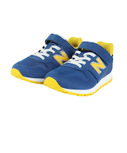 ニューバランス（new balance）ジュニアスニーカー スポーツシューズ 373 ブルー イエロー YV373PK2M カジュアルシューズ