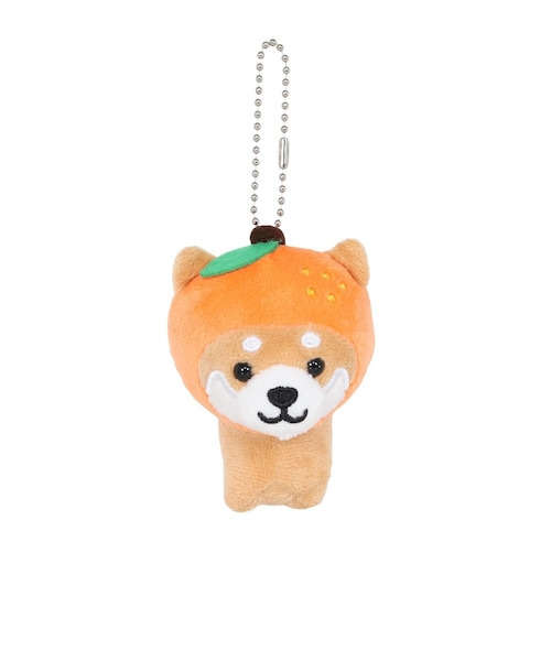 旅するキーホルダー みかん TMR001 柴犬 グッズ ボールチェーン