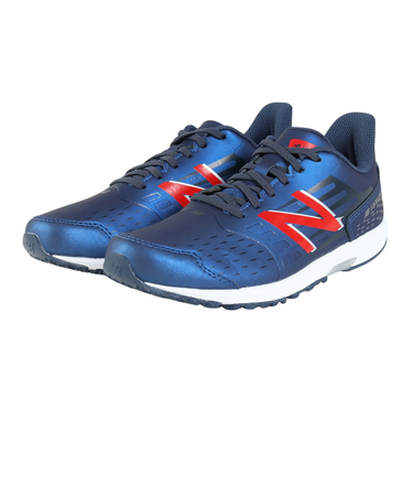 ニューバランス（new balance）ジュニア ランニングシューズ レースシューズ ハンゾー J シンセティック レース ブルー YPHNZSM1M