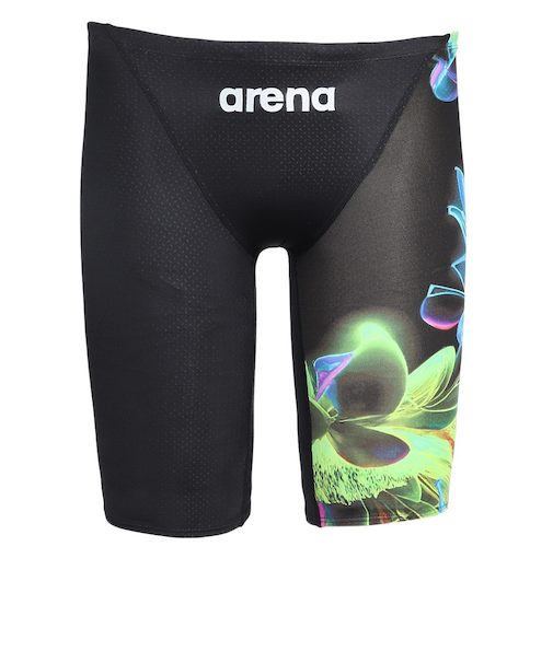 アリーナ（ARENA）競泳水着 クアアドバンスド レーシングスパッツ WA承認モデル ブラック×ブルー S-LLサイズ AS5SRC21M BKBL ハーフレ…