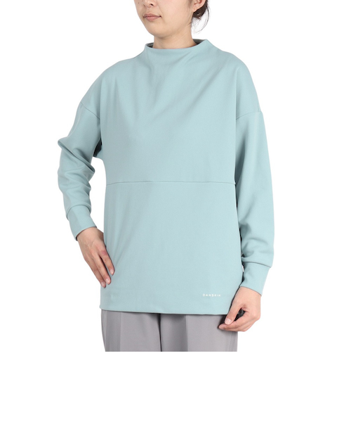 ダンスキン（DANSKIN）グリーンウェイモックネックスウェットシャツ