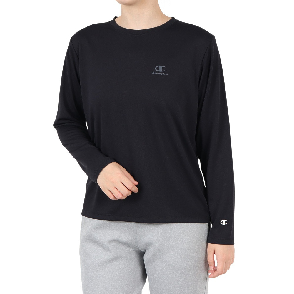 チャンピオン（CHAMPION）DRY BACK 長袖Tシャツ CW-CS402 090