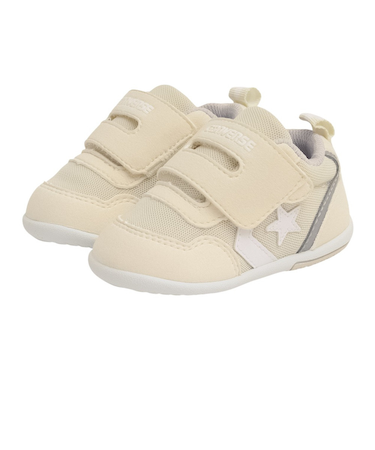 コンバース（CONVERSE）ジュニアスニーカー キャンパスシューズ MINI RS 2 OW オフホワイト 37303681 スニーカー