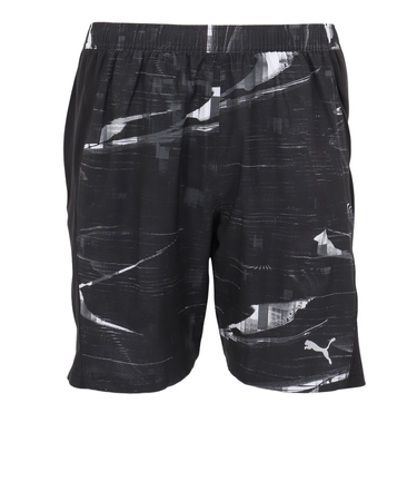 プーマ(PUMA)ランニングパンツ ラン ヴェロシティ AOP 7 インナーブリーフ付き 528223 01 BLK