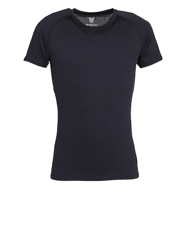 野球 丸首半袖 背面メッシュ ストレッチ アンダーシャツ YA5AB01 90