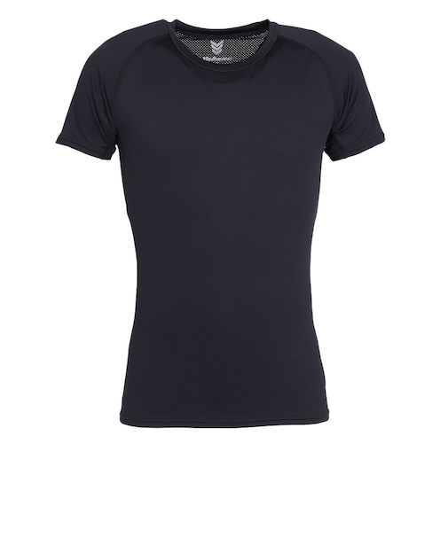 野球 丸首半袖 背面メッシュ ストレッチ アンダーシャツ YA5AB01 90