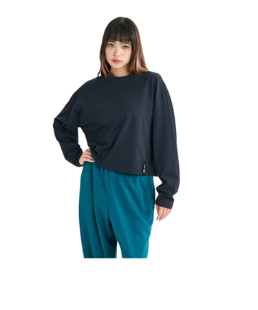 ロキシー（ROXY）TRIPLE HEARTS L/S TEE フィットネス 長袖Tシャツ 25FWRLT254542BLK