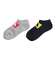 アディダス（adidas）ソックス 靴下 ２足組 SS-Sサイズ(19-23cm) グレー/黒 ODW24-KK8072 子供用 ２足セット スニーカー丈