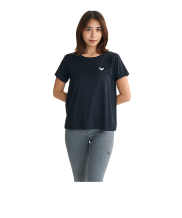 ロキシー（ROXY）MY 1ST ROXY フィットネス 半袖Tシャツ 25FWRST254536BLK