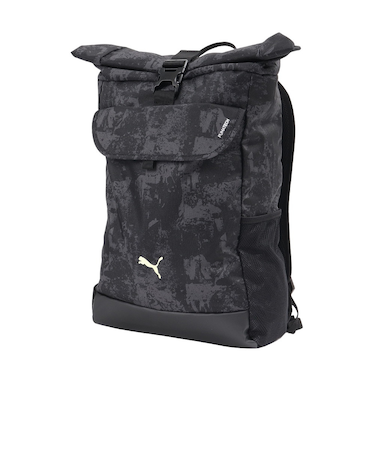 プーマ（PUMA）バック プーマテック AOP ロール トップ バックパック 黒 26L 09196501 ノートパソコン用ポケット ファッション