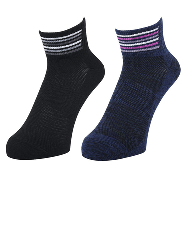 アディダス（adidas）ソックス 靴下 2足組 SOCKSSOCKSBLACK ODW08-KK8056