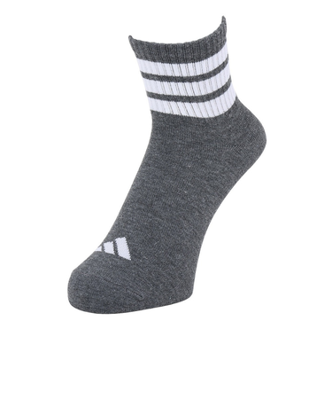 アディダス（adidas）ソックス 靴下 1P 3STSOCKSGREY OEI19-KL0878