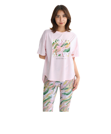 ロキシー（ROXY）HAVE A GREAT DAY フィットネス 半袖Tシャツ 25FWRST254522PNK