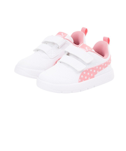 プーマ（PUMA）ジュニアスニーカー スポーツシューズ コートフレックス DOTTY IF ホワイト 39875905 スニーカー