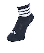 アディダス（adidas）ソックス 靴下 1P 3STSOCKSBLACK ODV78-KK8026