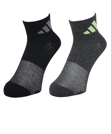 アディダス（adidas）ソックス 靴下 2足組 SOCKSSOCKSBLACK ODW05-KK8053