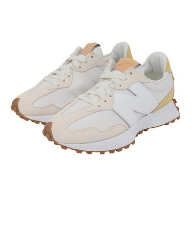ニューバランス（new balance）スニーカー スポーツシューズ 327 ホワイト イエロー WS327RE B カジュアルシューズ