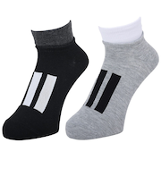 アディダス（adidas）ソックス 靴下 2足組 SOCKSSOCKSBLACK ODW11-KK8059