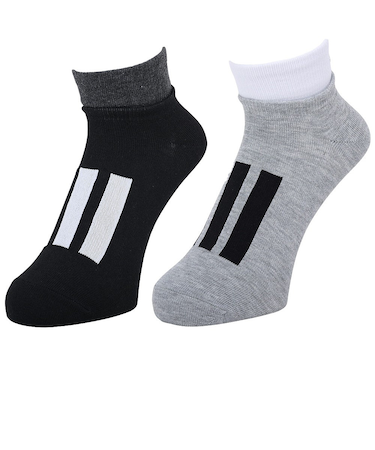 アディダス（adidas）ソックス 靴下 2足組 SOCKSSOCKSBLACK ODW11-KK8059