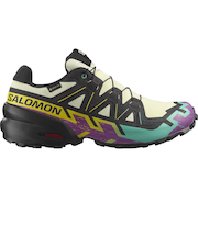 サロモン（SALOMON）ランニングシューズ トレランシューズ スピード クロス 6 ゴアテックス イエロー パープル L47879800 スニーカー